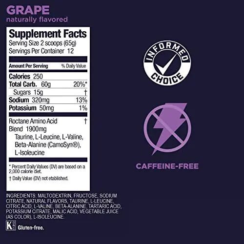GU Energy Roctane Ultra Endurance Energy Drink Mix, 1.72-Pound Canister - TrustMedUSA