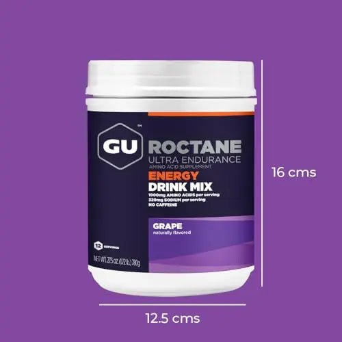 GU Energy Roctane Ultra Endurance Energy Drink Mix, 1.72-Pound Canister - TrustMedUSA