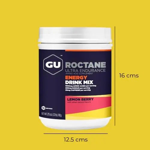 GU Energy Roctane Ultra Endurance Energy Drink Mix, Lemon Berry, 1.72 lb - TrustMedUSA