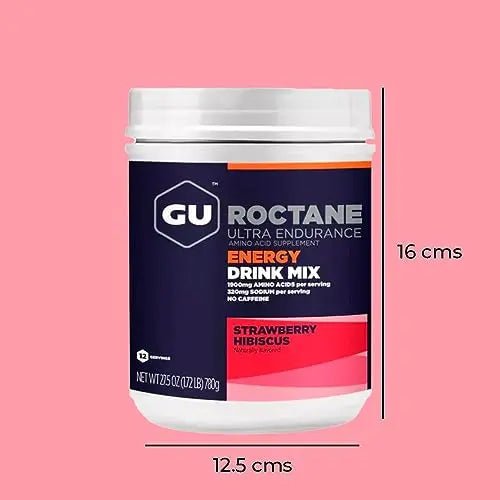 Gu Energy Roctane Ultra Endurance Energy Drink Mix, Strawberry Hibiscus - TrustMedUSA