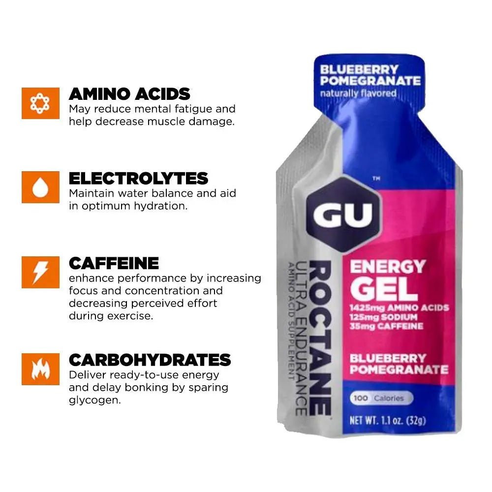 GU Energy Roctane Ultra Endurance Energy Gel, Quick On-The-Go Sports - TrustMedUSA