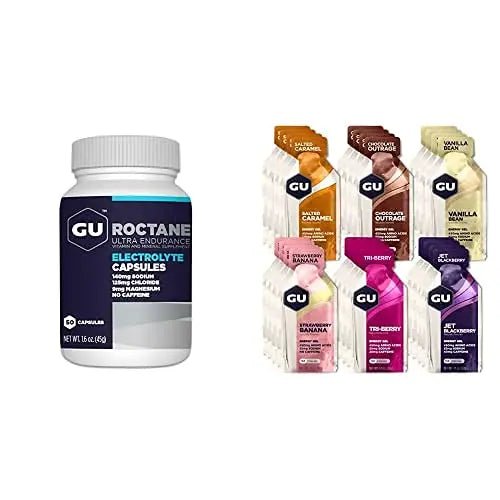 GU Energy Variety Pack, Roctance Ultra Endurance Electrolye Capsules - TrustMedUSA