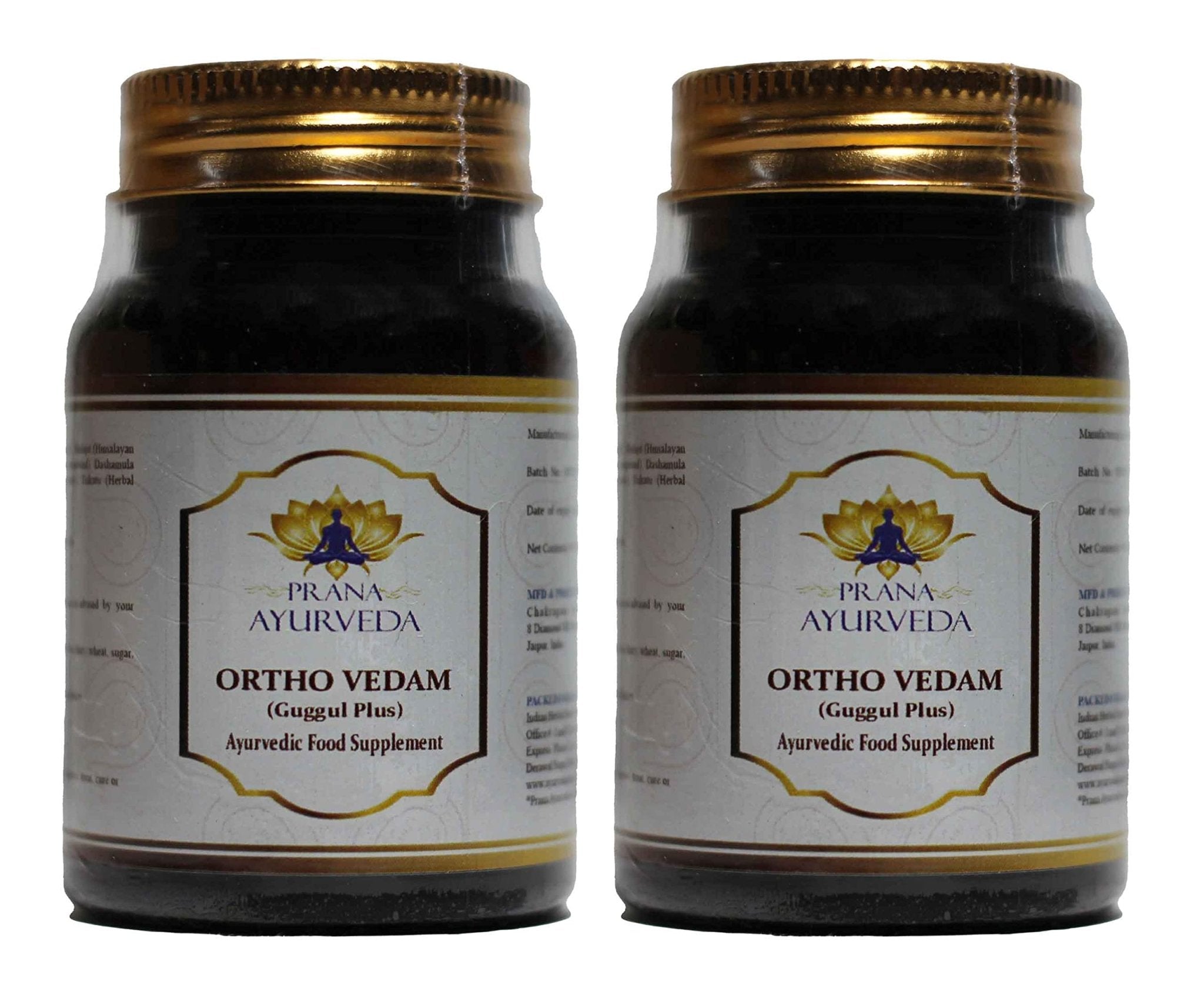 GUGGUL Plus Tablets (Ortho Vedam) 1400mg per Serving - Ayurvedic Supplement for Supporting Comfortable Movement of The Joints and Muscles (2 Packs of 90 Tablets Each) - TrustMedUSA