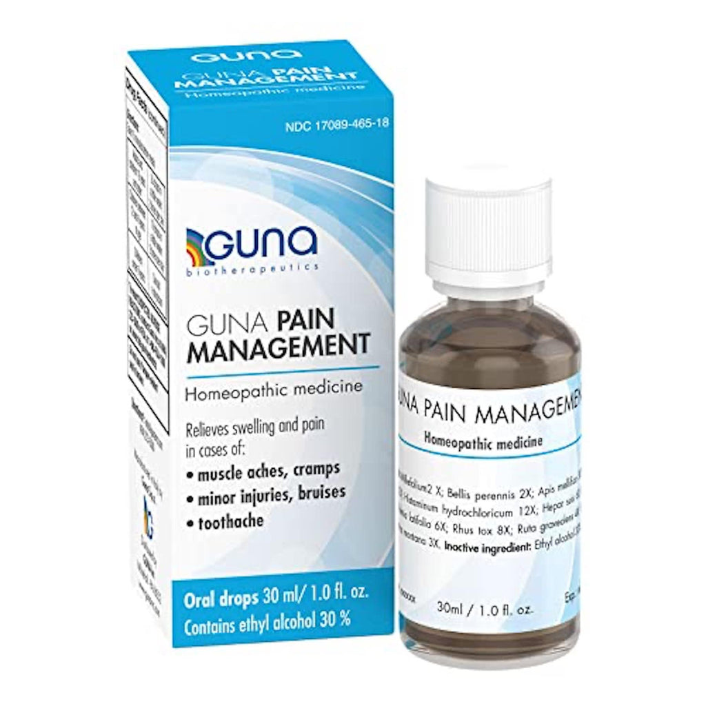 Guna Pain Management Relieves Muscle Pain, Muscle Soreness, Joint Pain, Swelling from Injuries & Bruises - 1 Ounce - TrustMedUSA