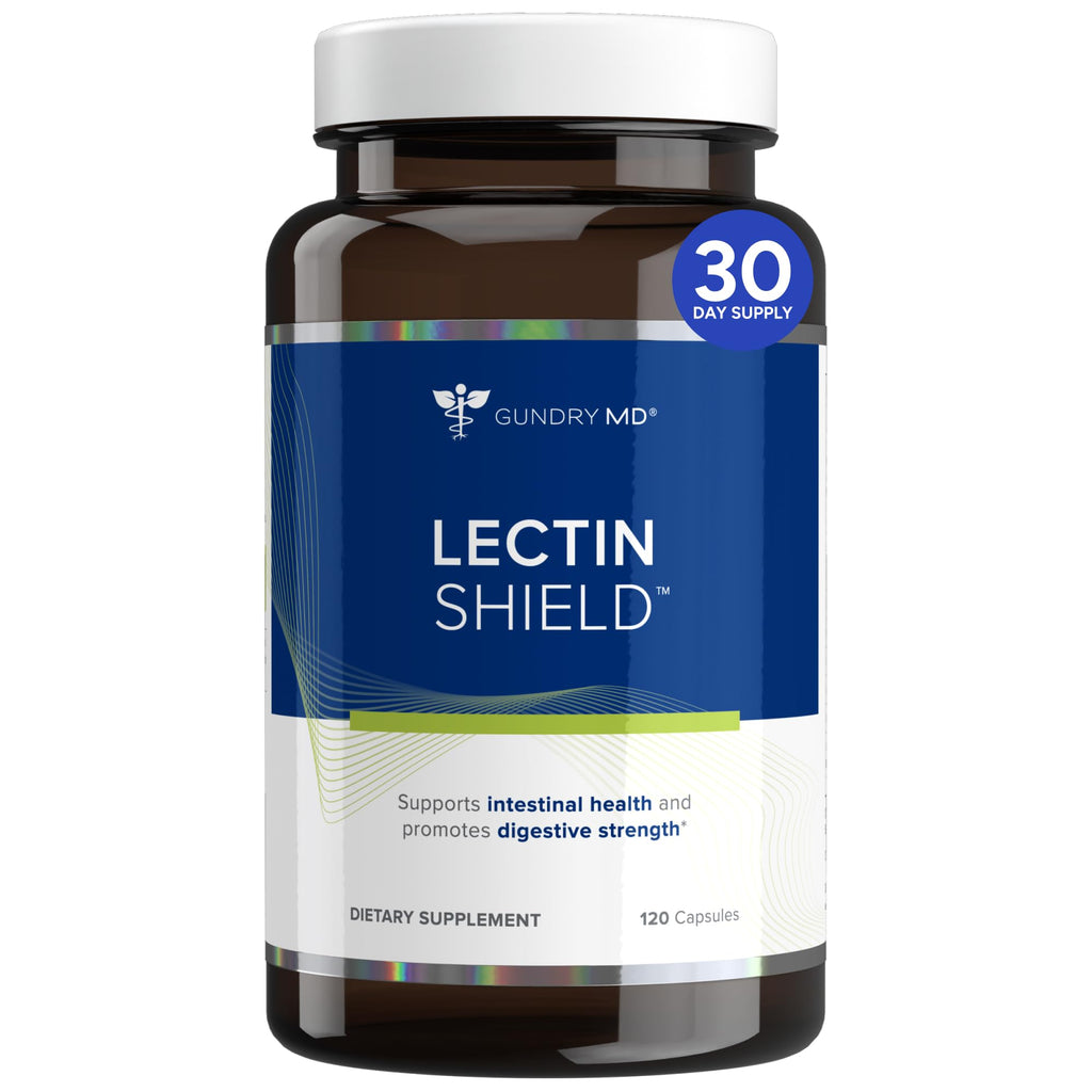 Gundry MD® Lectin Shield, Gut Health and Digestion Supplement, Helps Block Potentially Harmful Lectins, Supports Digestive Comfort - TrustMedUSA