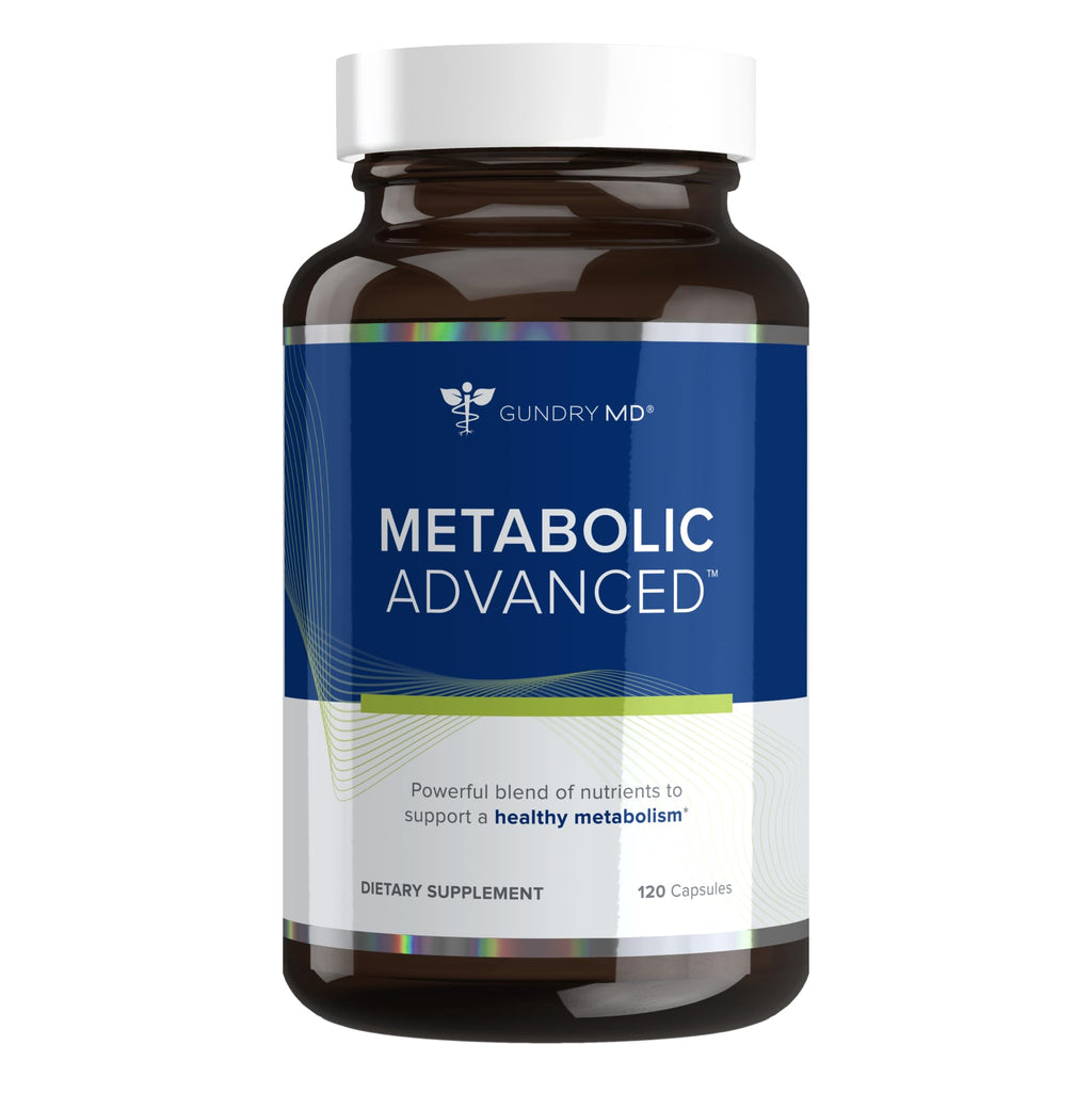 Gundry MD® Metabolic Advanced Nutrient Blend with Berberine to Support Healthy Metabolism, 120 Count - TrustMedUSA