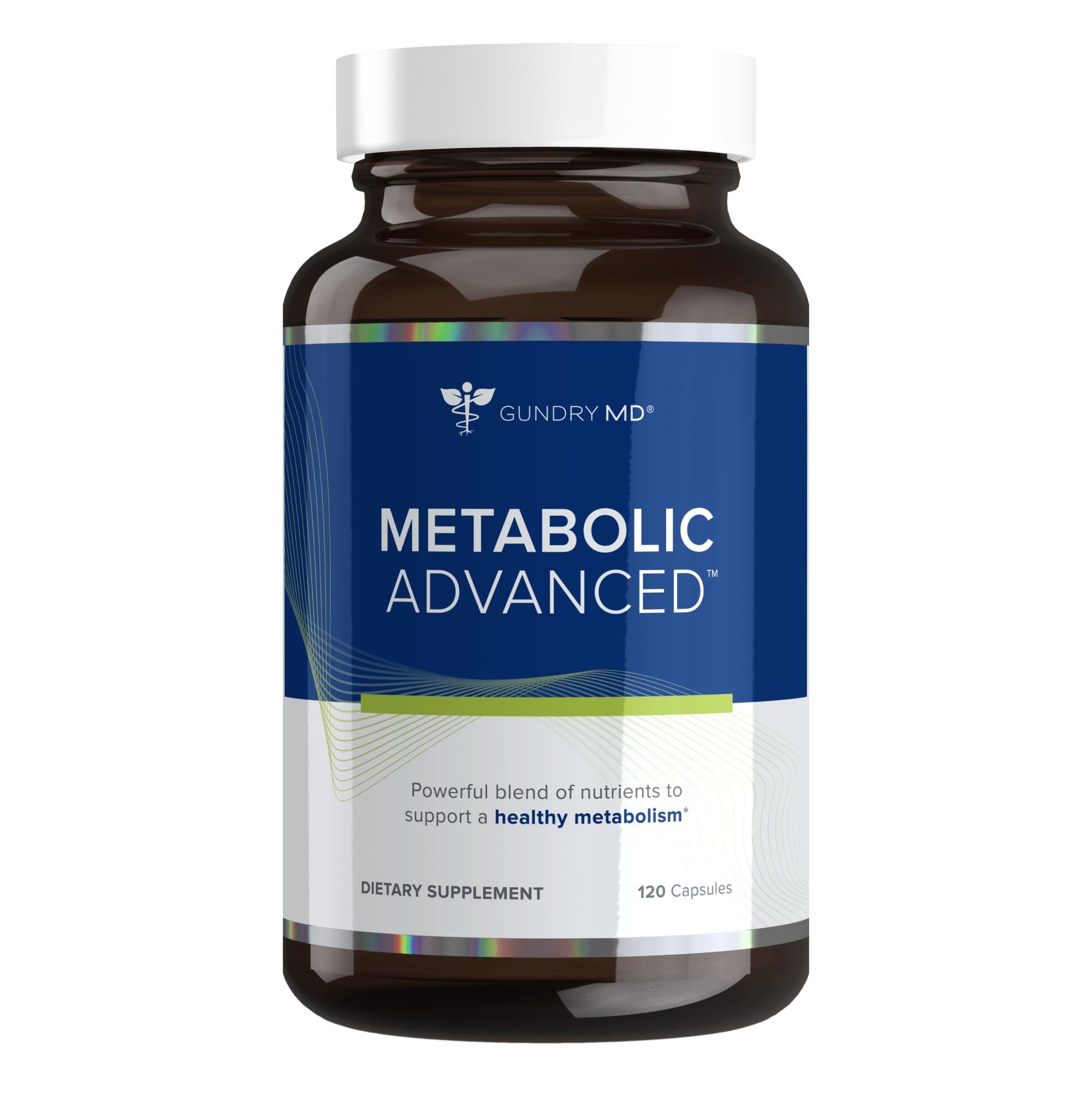 Gundry MD® Metabolic Advanced Nutrient Blend with Berberine to Support Healthy Metabolism, 120 Count - TrustMedUSA
