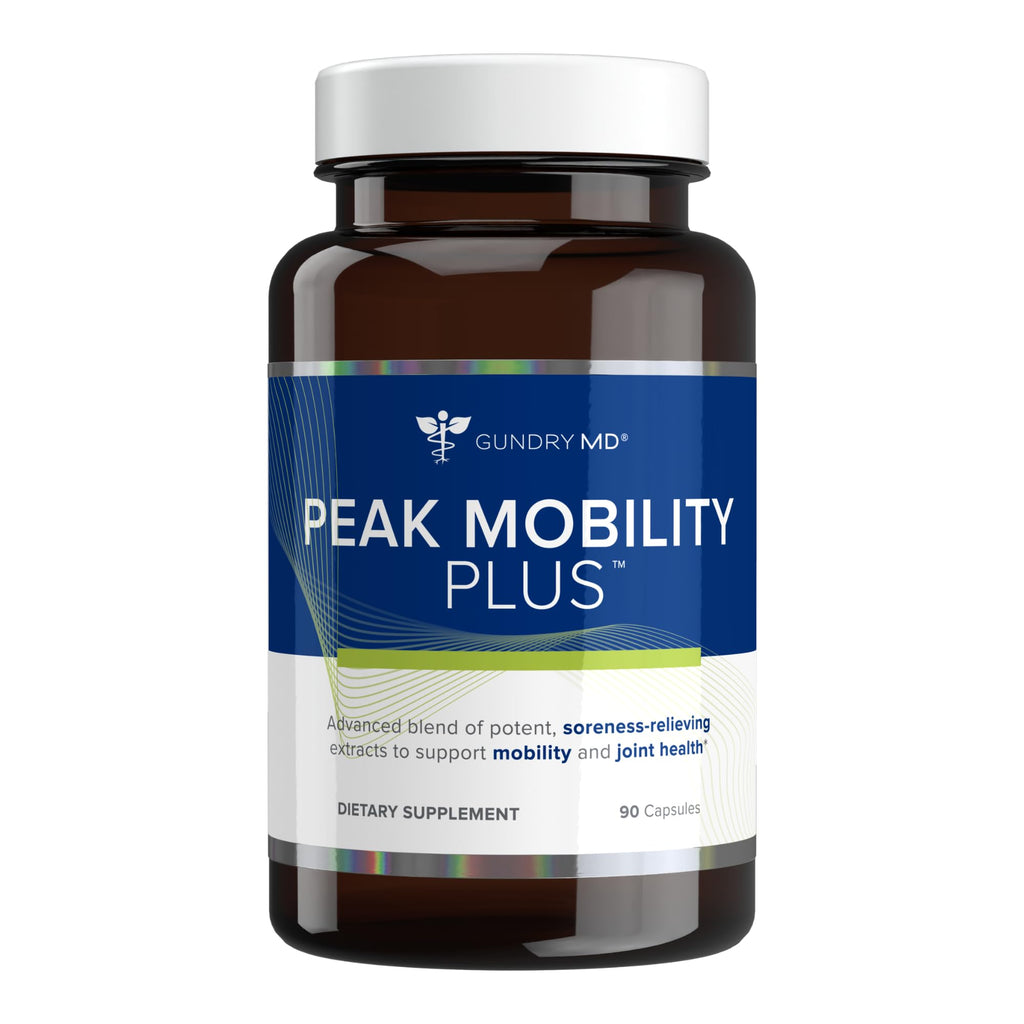 Gundry MD® Peak Mobility Plus Advanced Joint and Flexibility Support Formula, 60 Count - TrustMedUSA