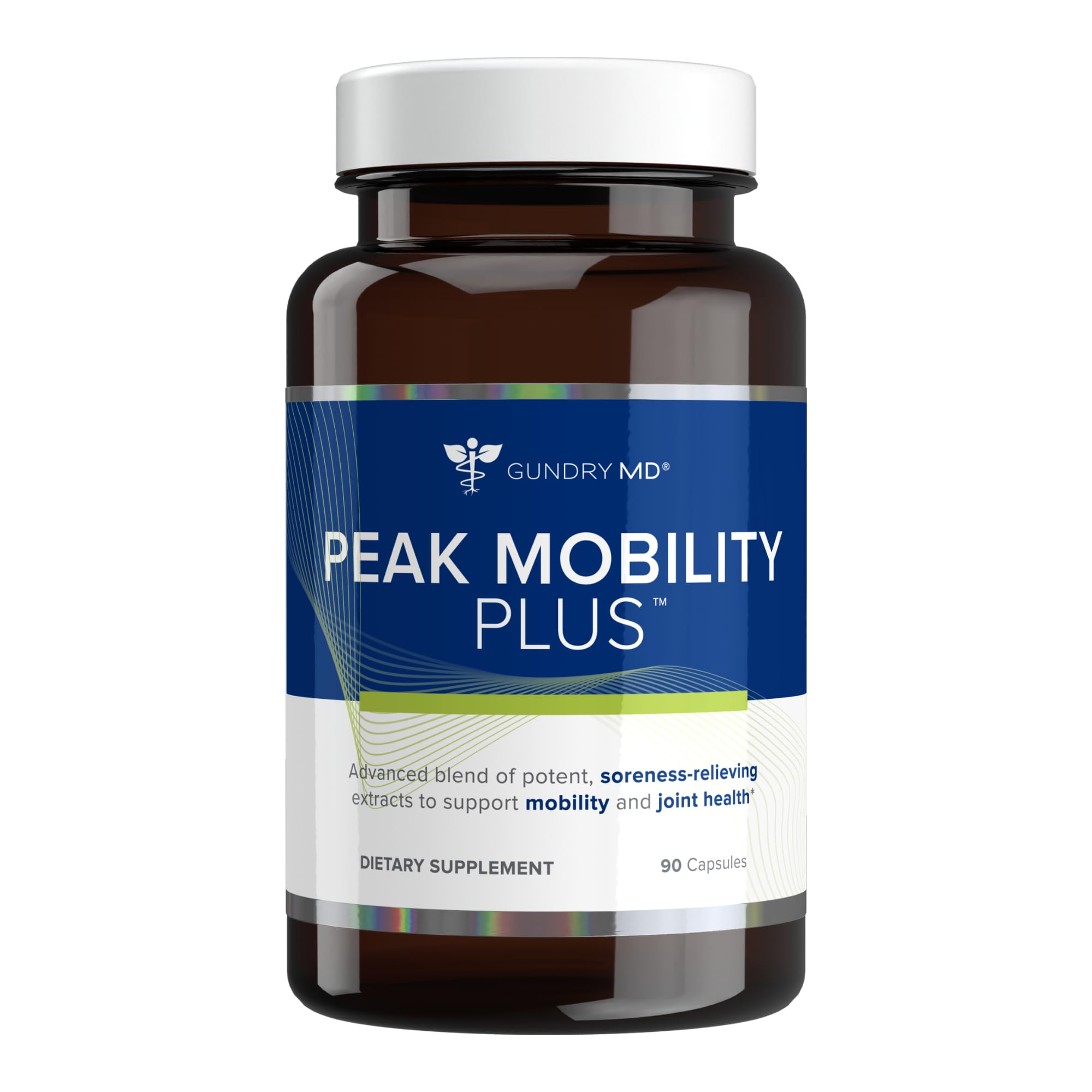 Gundry MD® Peak Mobility Plus Advanced Joint and Flexibility Support Formula, 60 Count - TrustMedUSA
