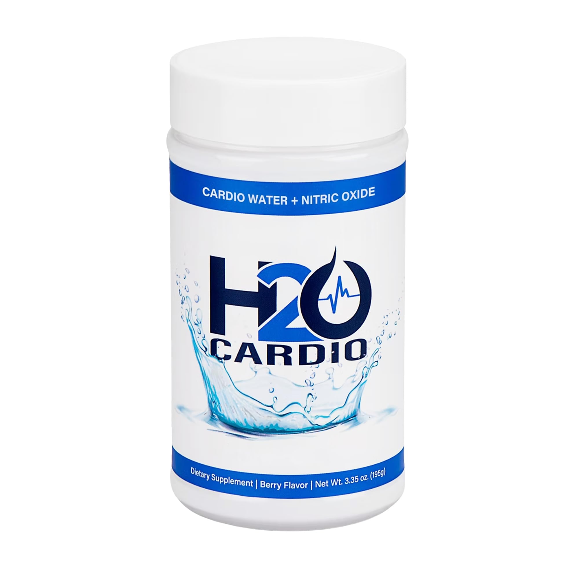 H2O Cardio | Nitric Oxide Supplement Drink | Wellness & Hydration Support | Arginine & Citrulline Powder | Berry Flavored Drink Mix for Daily Activity | Net Wt. 3.35 Ounces - TrustMedUSA