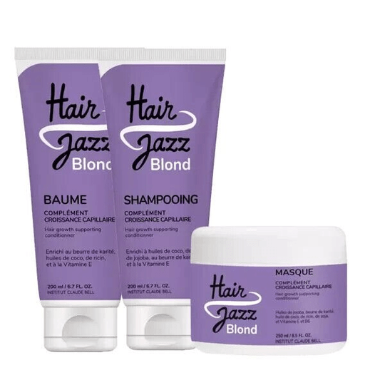 HAIR JAZZ BLOND - Full Routine Eliminating Yellow Tones - TrustMedUSA