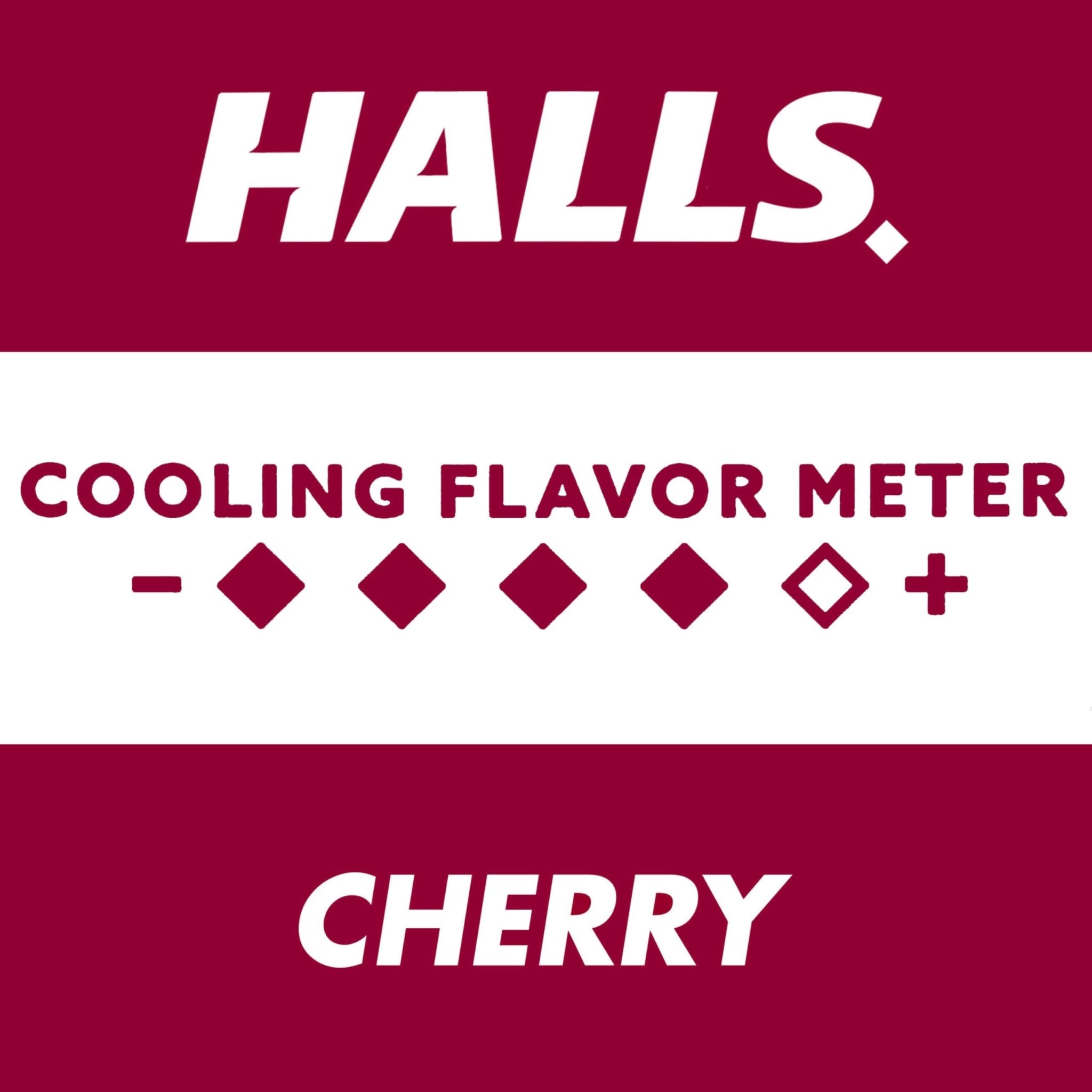 HALLS Cough and Throat Relief Cherry Cough Drops, Bulk Pack, 200 Drops - Maple Wellness Supplements