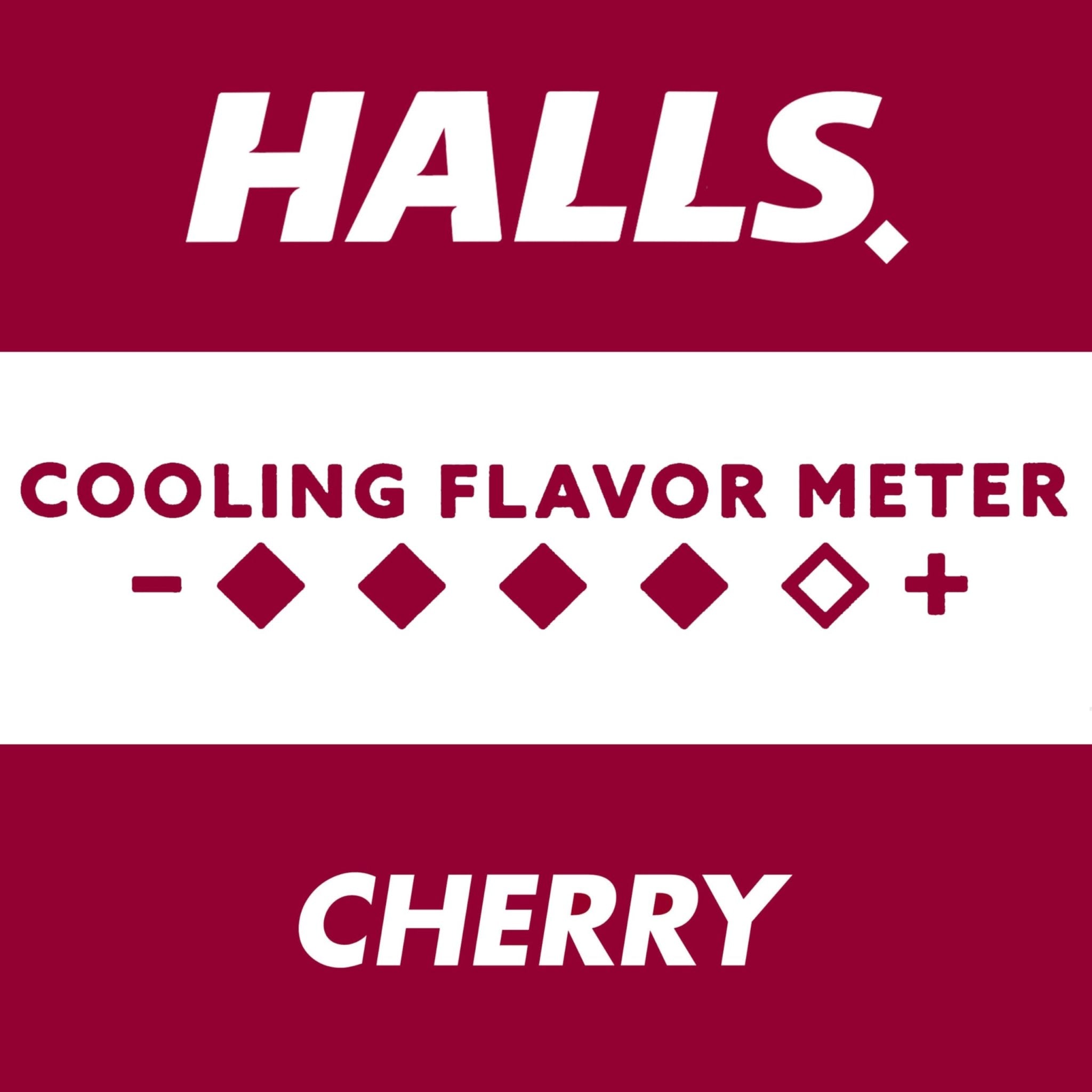Halls Cough and Throat Relief Cherry Cough Drops, Bulk Pack, 250 Drops - Maple Wellness Supplements