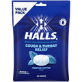 HALLS Cough and Throat Relief Mentho-Lyptus Cough Drops, Value Pack, 80 Drops - Maple Wellness Supplements