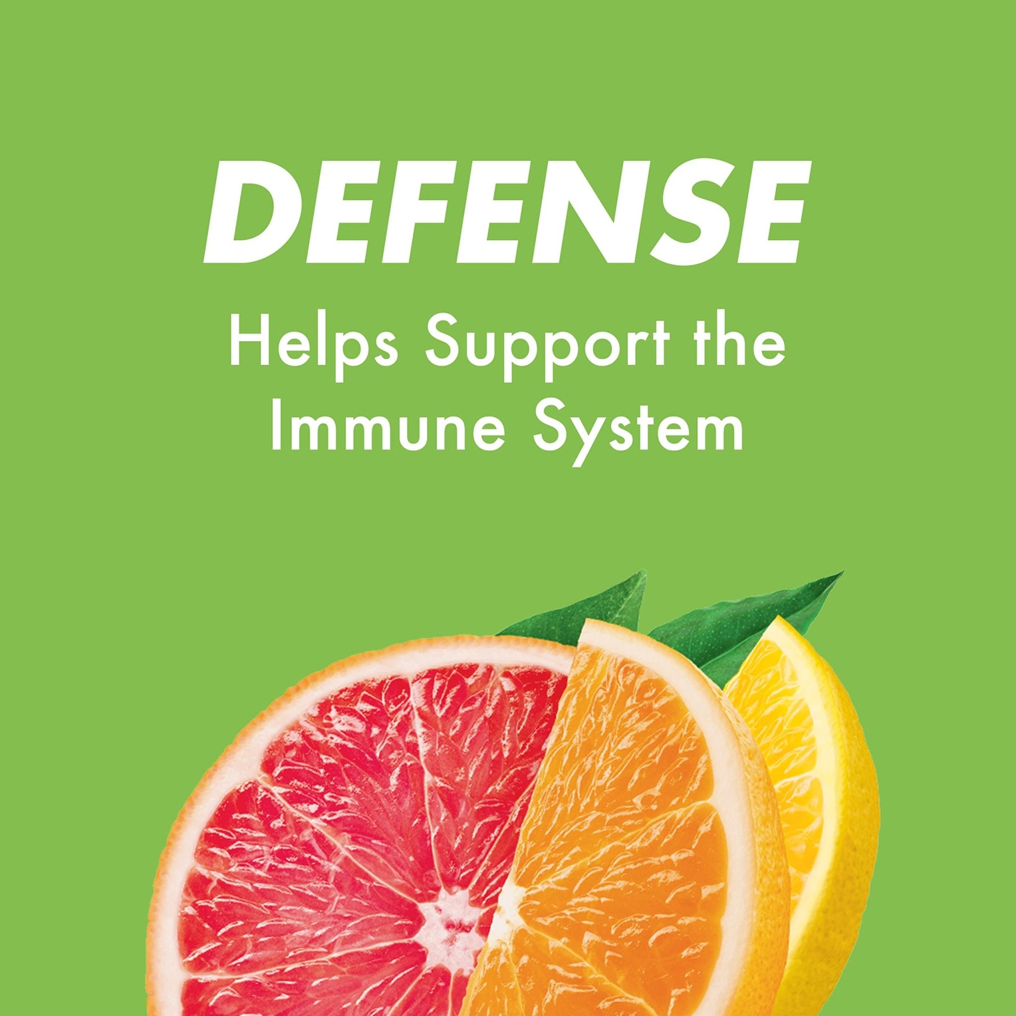 HALLS Defense Assorted Citrus Vitamin C Drops, 20 Sticks of 9 Drops (180 Total Drops) - Maple Wellness Supplements