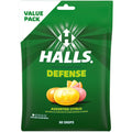 HALLS Defense Assorted Citrus Vitamin C Drops, Economy Pack, 80 Drops - Maple Wellness Supplements