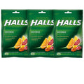 Halls Defense Vitamin C Drops Assorted Citrus - 30 ct, Pack of 3 - Maple Wellness Supplements