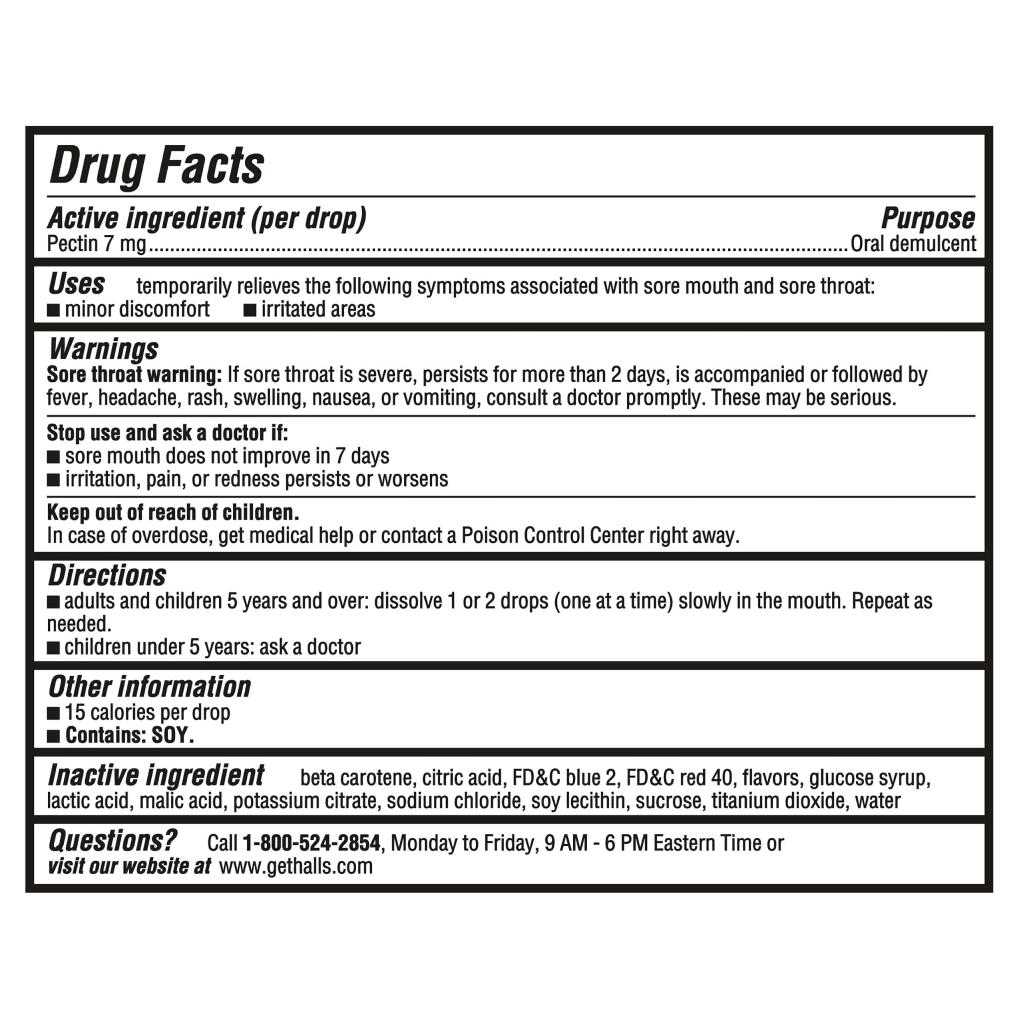HALLS Throat Soothing Creamy Strawberry Throat Drops, 70 Drops - Maple Wellness Supplements