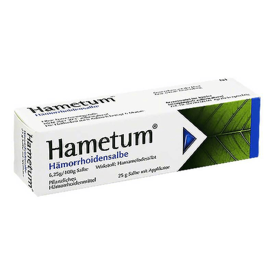 Hametum® hemorrhoid ointment, 25 g - Maple Wellness Supplements