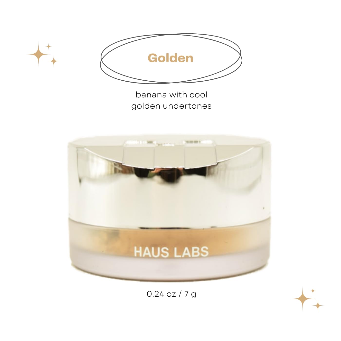 HAUS LABS BY LADY GAGA Bio-Blurring Talc-Free Loose Setting Powder Golden - TrustMedUSA