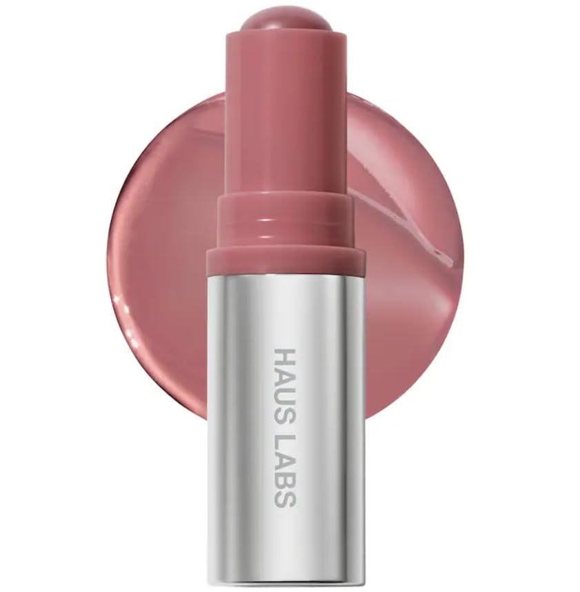 HAUS LABS BY LADY GAGA Color Fuse Lip + Cheek Blush Balm Stick in Glassy Hibiscus & ENTEL Aloe vera Sheet Masque (BONUS) - TrustMedUSA