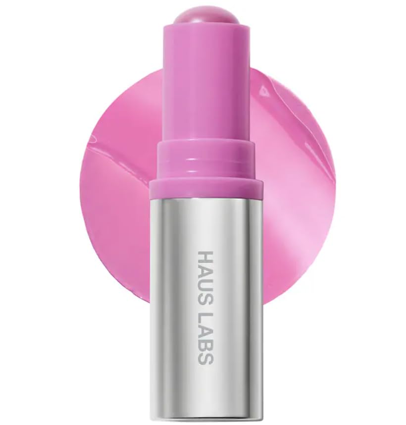 HAUS LABS BY LADY GAGA Color Fuse Lip + Cheek Blush Balm Stick in Glassy Lilac & ENTEL Aloe Vera Sheet Masque (BONUS) - TrustMedUSA