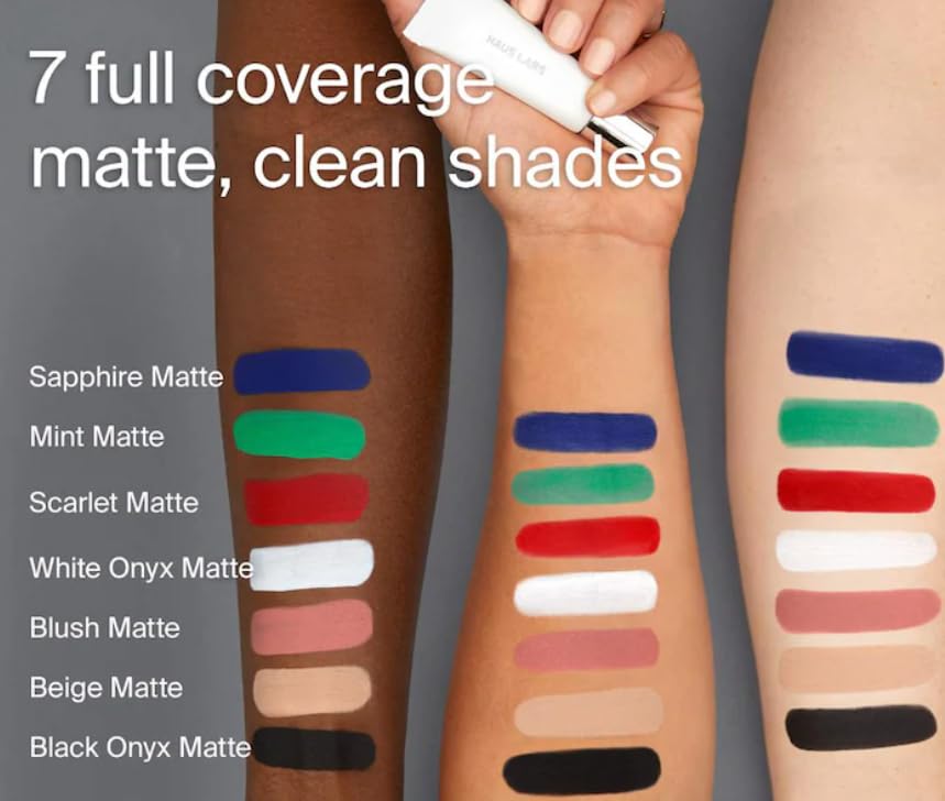 HAUS LABS BY LADY GAGA Hy-Power Eye, Cheek & Lip Paint in Black Onyx Matte & Complimentary Sheet Masque - TrustMedUSA