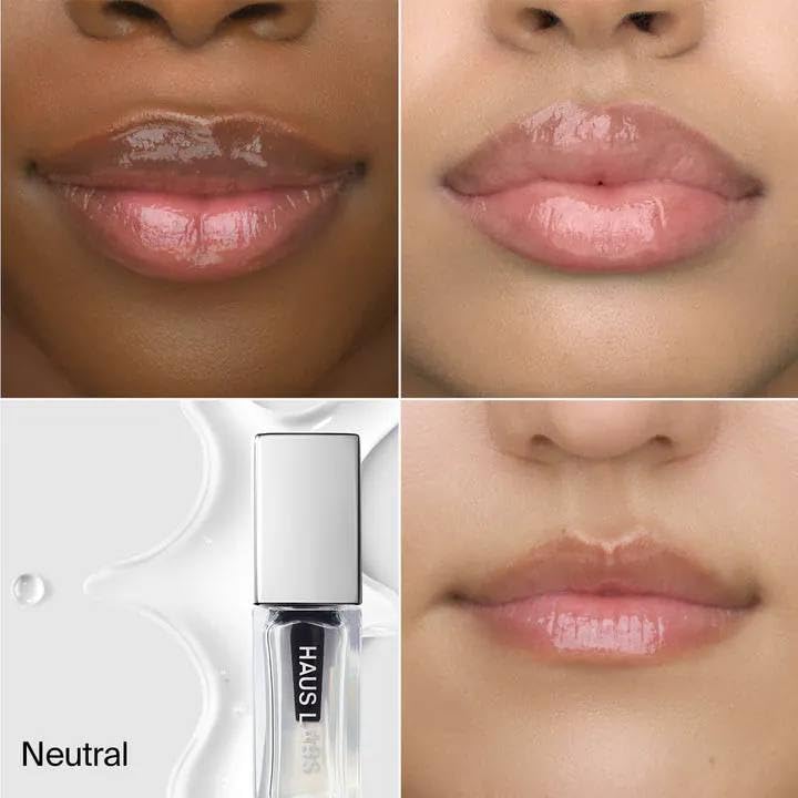 HAUS LABS BY LADY GAGA Mini PhD Hybrid Lip Oil - Neutral (Universal Clear) & ENTEL Aloe vera Sheet Masque (BONUS) - TrustMedUSA