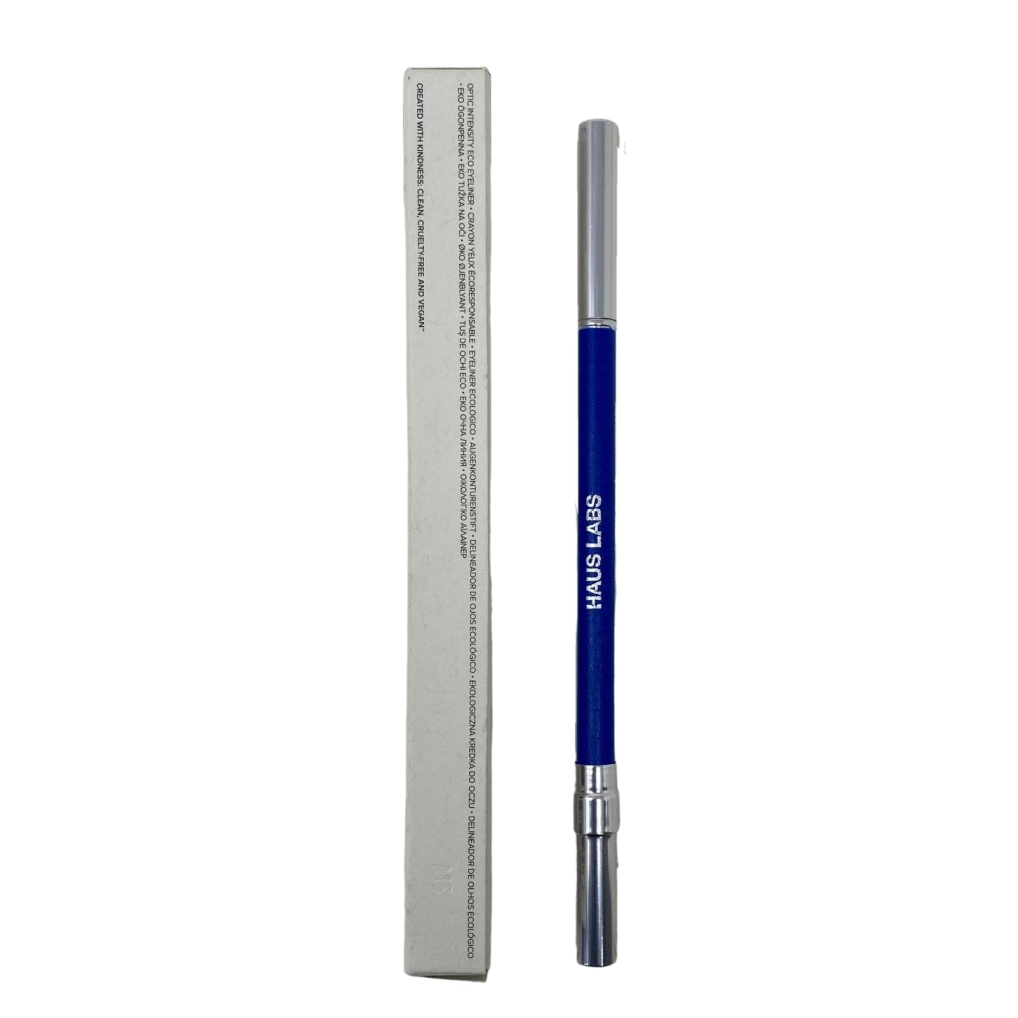 HAUS LABS BY LADY GAGA Optic Intensity Eco Eyeliner - Cobalt Matte + Complimentary Sheet Face Masque - TrustMedUSA
