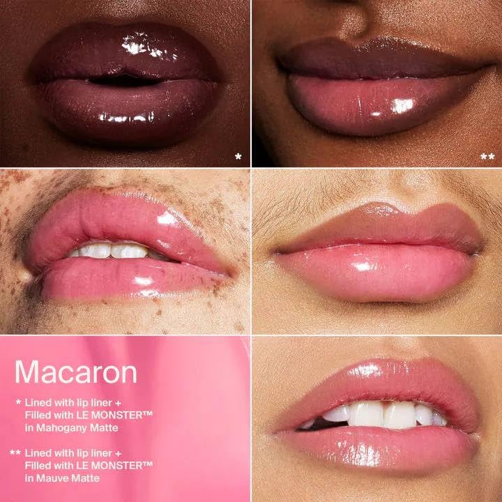 HAUS LABS BY LADY GAGA PHD HYBRID LIP GLAZE - Macaron (Cool Pink) + ENTEL Aloe vera Sheet Masque (BONUS) - TrustMedUSA