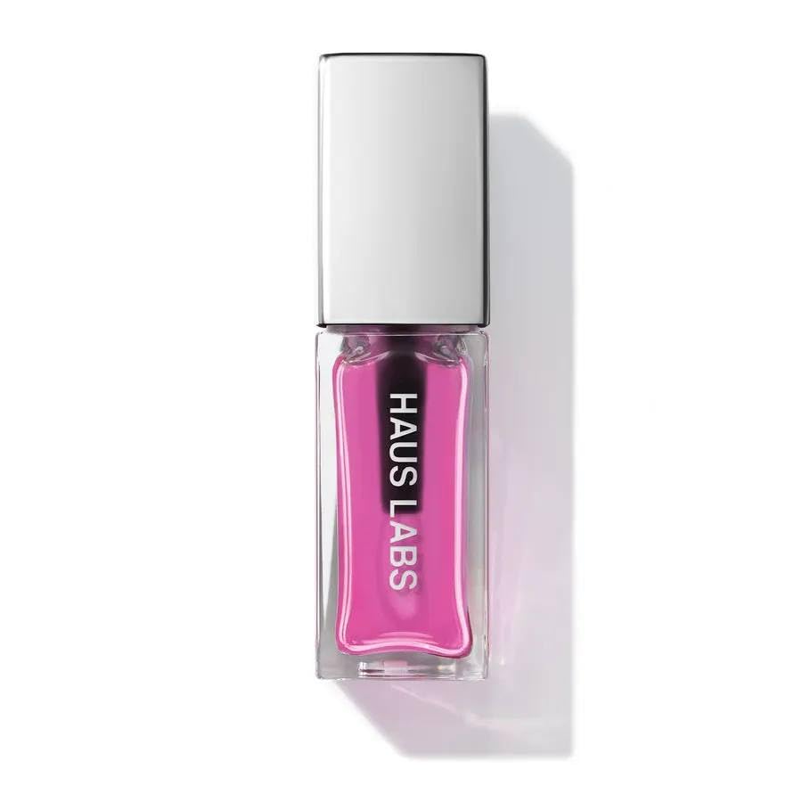 HAUS LABS BY LADY GAGA PhD Hybrid Lip Oil - Tint (Sheer Pink) & ENTEL Aloe vera Sheet Masque (BONUS) - TrustMedUSA