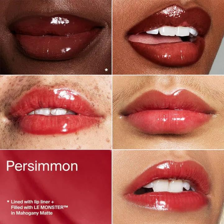 HAUS LABS BY LADY GAGA PHD HYBRIDLIP GLAZE - Persimmon (Reddish Brown) & ENTEL Aloe vera Sheet Masque (BONUS) - TrustMedUSA