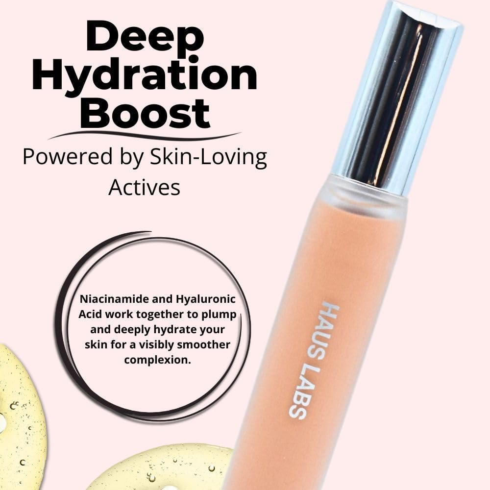 HAUS LABS BY LADY GAGA Triclone Skin Tech Hydrating + De-puffing Concealer with Fermented Arnica 22 Light Medium Peach - TrustMedUSA