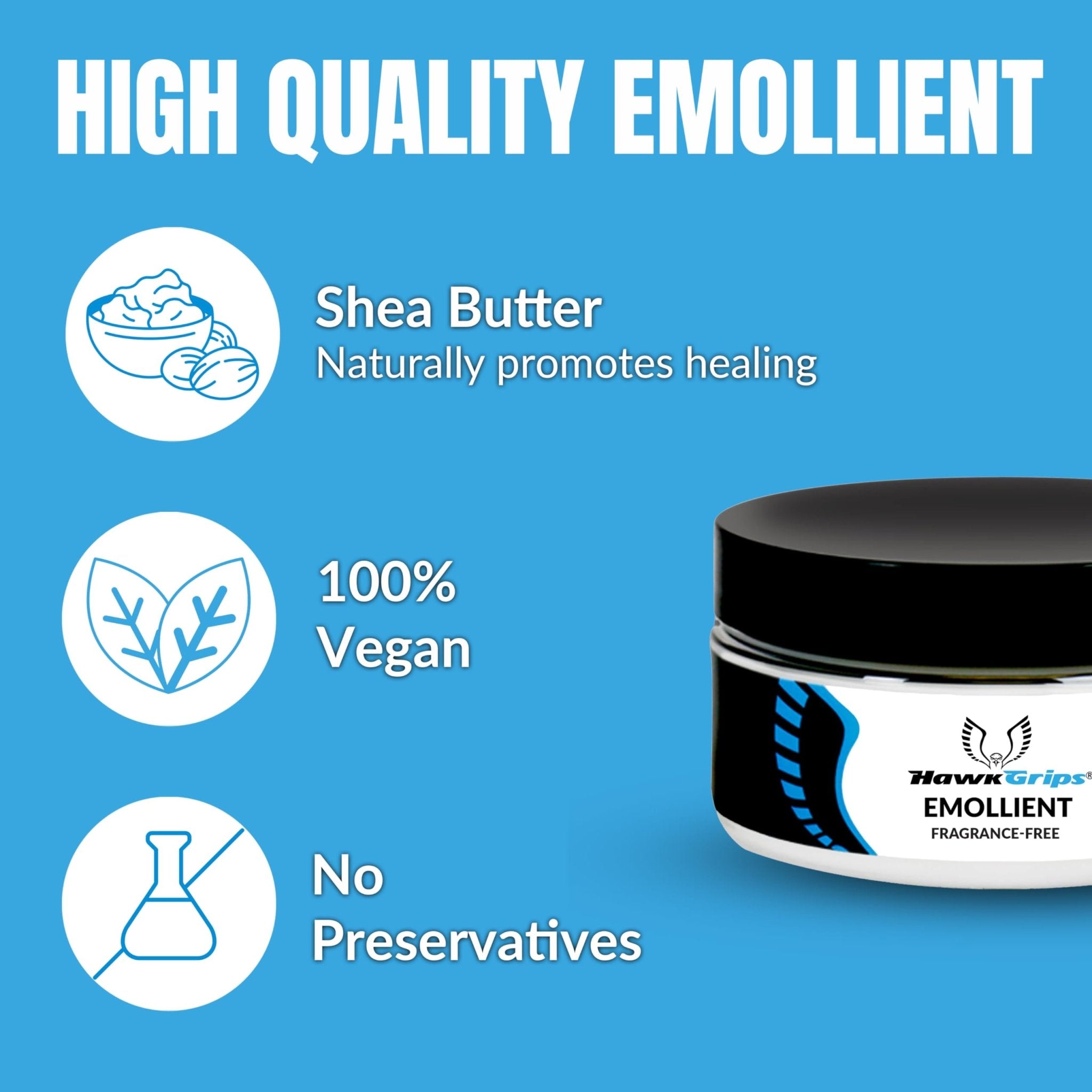 HawkGrips 8oz Massage Emollient and 8oz Massage Cream Bundle, Unscented, IASTM Massage, Cupping Therapy, Whole Body Muscle Cream, Deep Tissue Professional Massage Therapy - TrustMedUSA