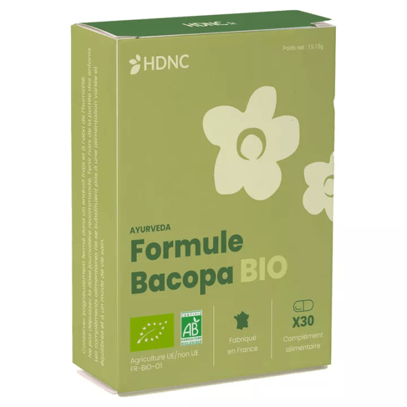 HDNC Bacopa Bio 30 Vegetable Capsules - TrustMedUSA
