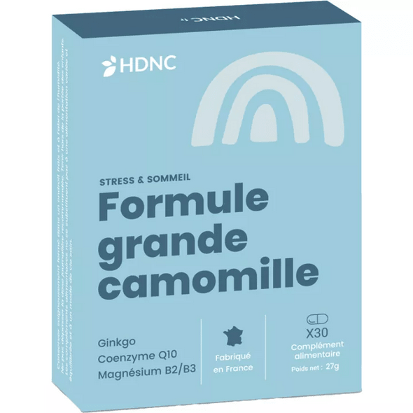 HDNC Formule Grande Camomille Stress & Sommeil 30 tablets - Maple Wellness Supplements