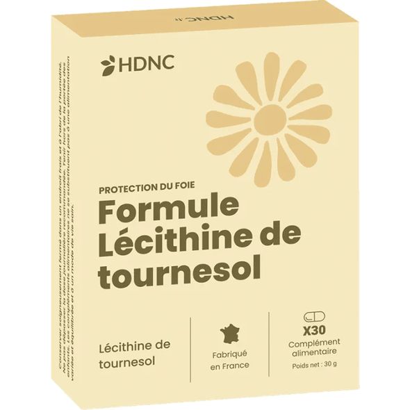 HDNC Sunflower Lecithin 30 Capsules - TrustMedUSA