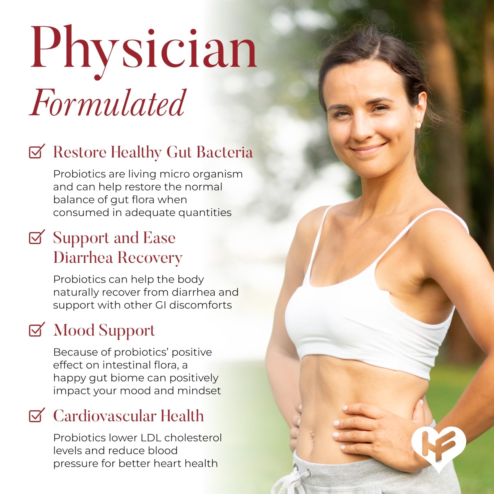 HealFast Physician Formulated Probiotic Supplement - 40 Billion CFU - Live Prebiotics and Probiotics for Men and Women - Probiotics for Gut Health - Non-GMO and Vegan - 30 Day Supply - TrustMedUSA