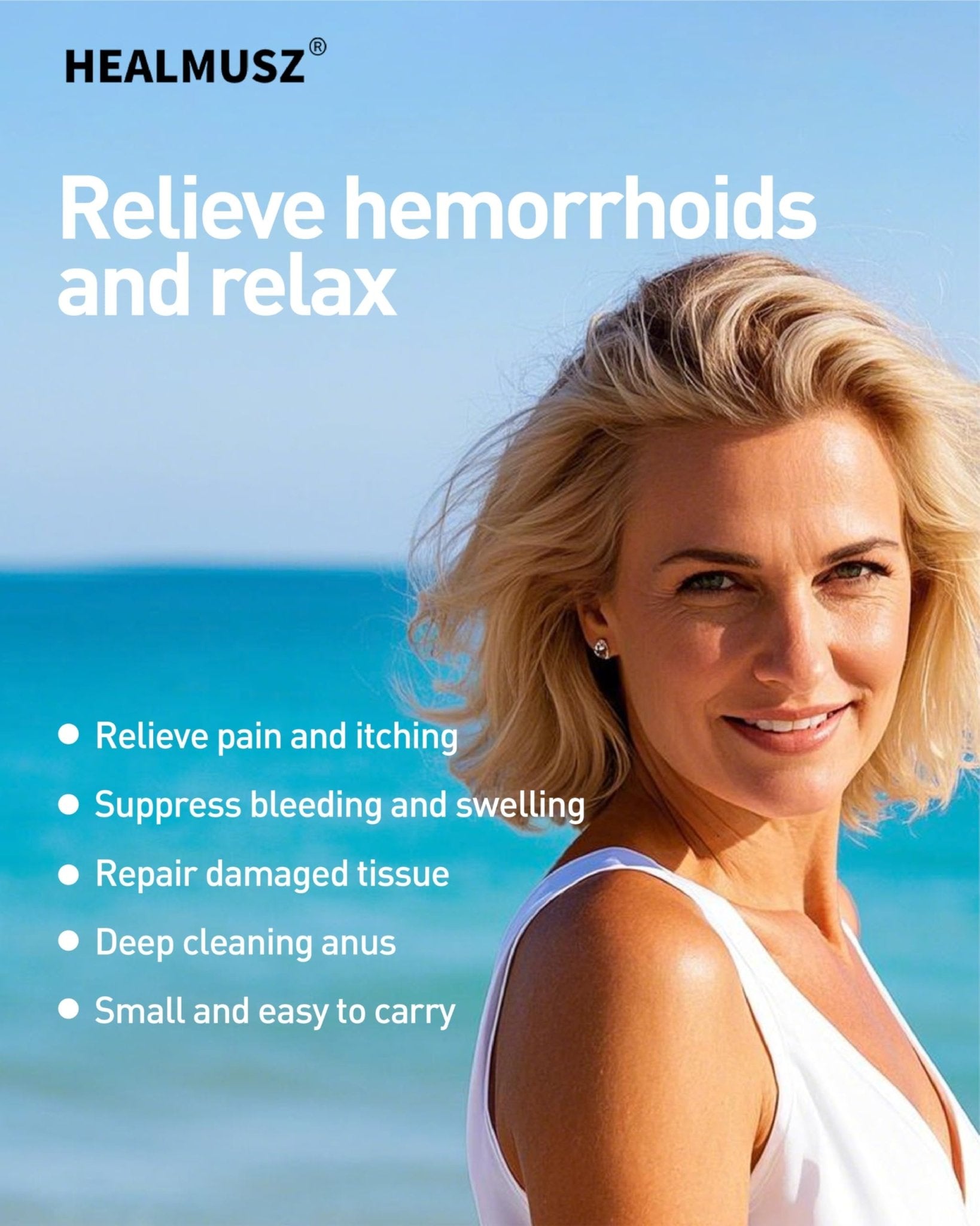 HEALMUSZ Hemorrhoid Fissure Ointment– Hemorrhoid Treatment and Hemorrhoid Cream with Lidocaine and Phenylephrine HCI for Fast Acting Relief of Pain, Swelling, Discomfort, and Itching(1.5 oz) - TrustMedUSA