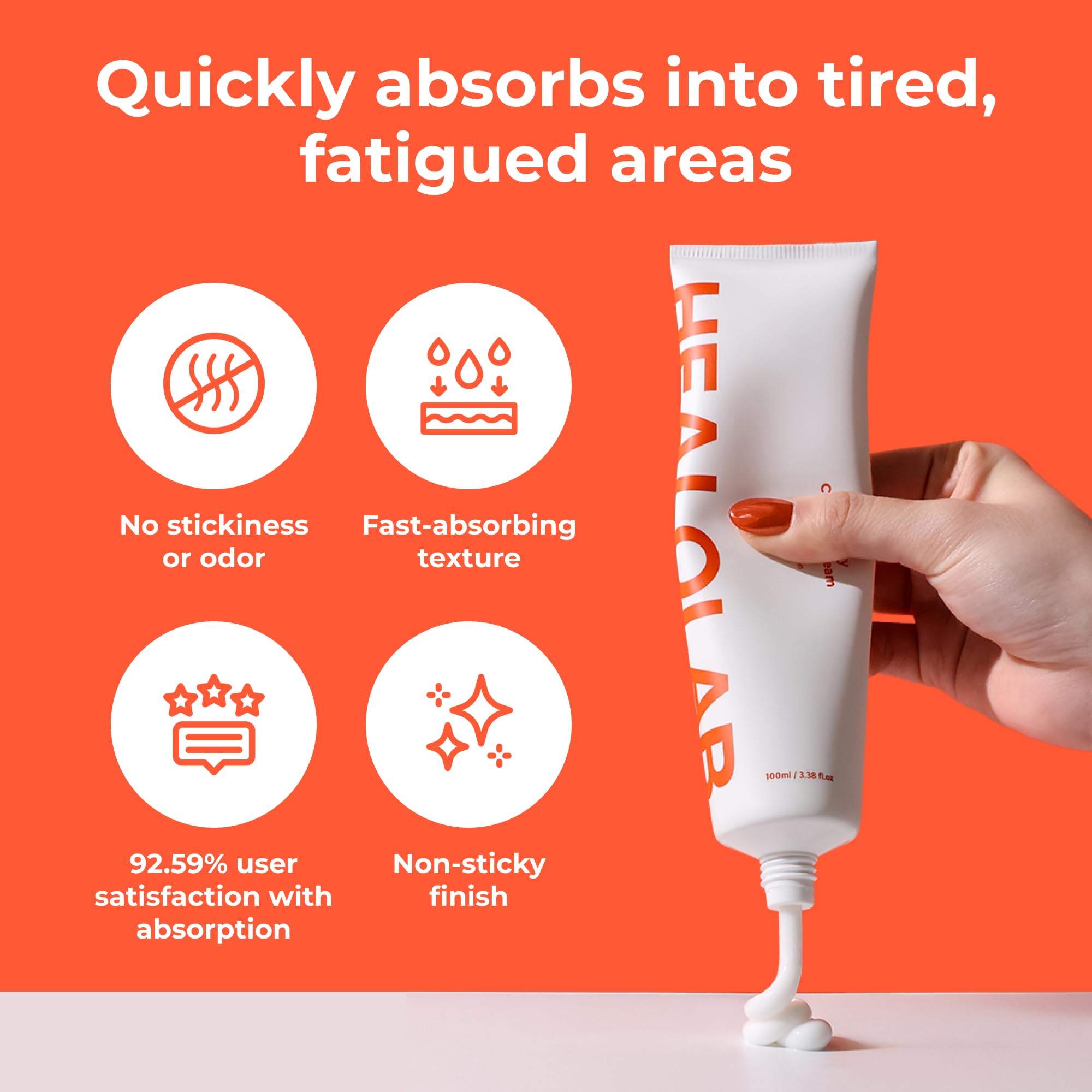 HEALOBEAM Relaxing Calcium Cream Fast Muscle & Joint Relief for Shoulder, Elbow, and Back – MSM, Magnesium Complex – Warm Sensation - TrustMedUSA