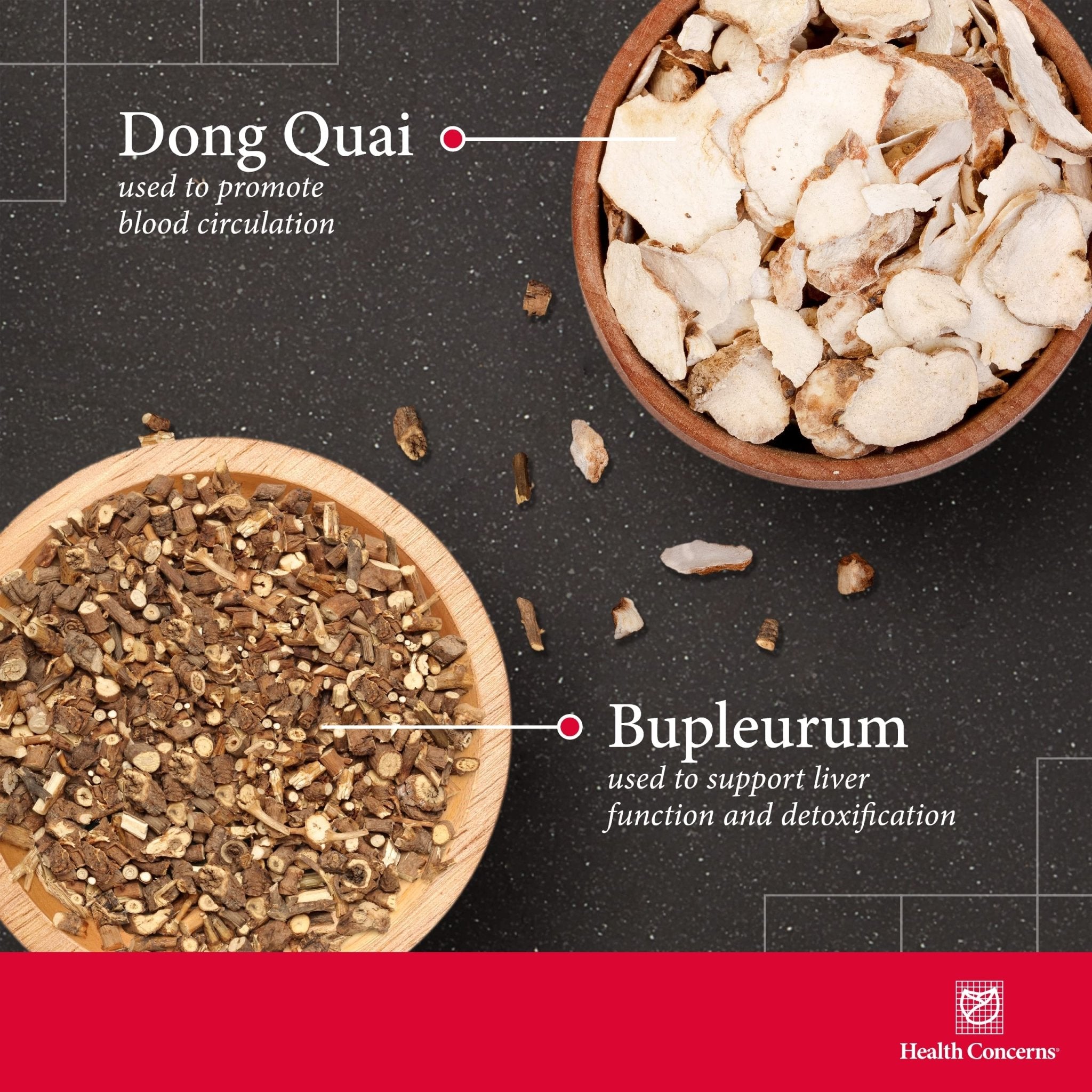 Health Concerns Bupleurum Entangled Qi Formula – Women's Hormonal Balance & Cyst Support Supplement – Traditional Chinese Herbal Formula – Blood Flow Liver Qi Cleanse – 90 Capsules - TrustMedUSA