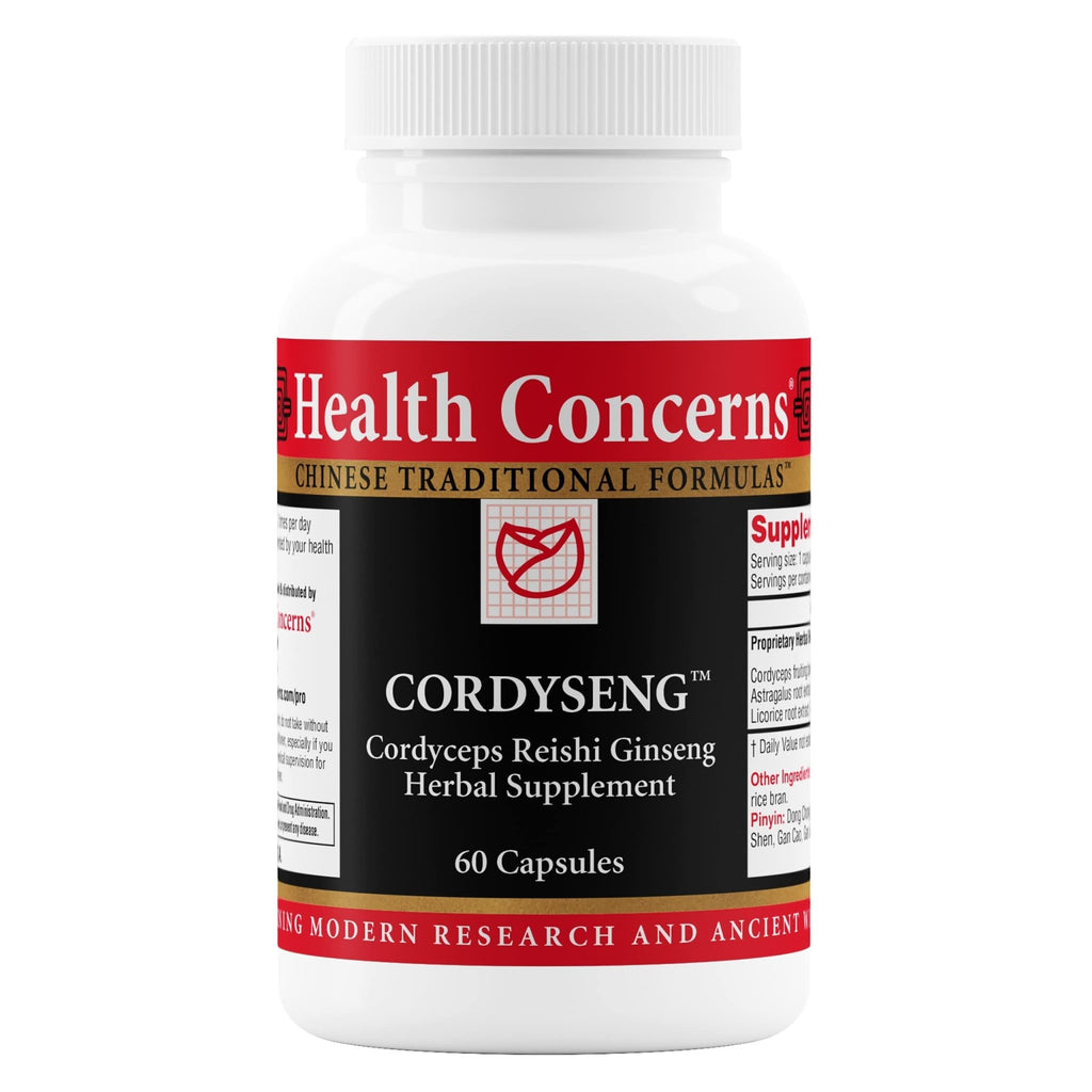 Health Concerns CordySeng – Immune System Support Supplement – Cordyceps Reishi Ginseng Astragalus Adaptogen Blend – Traditional Chinese Medicine – Respiratory & Energy Support – 60 Capsules - TrustMedUSA