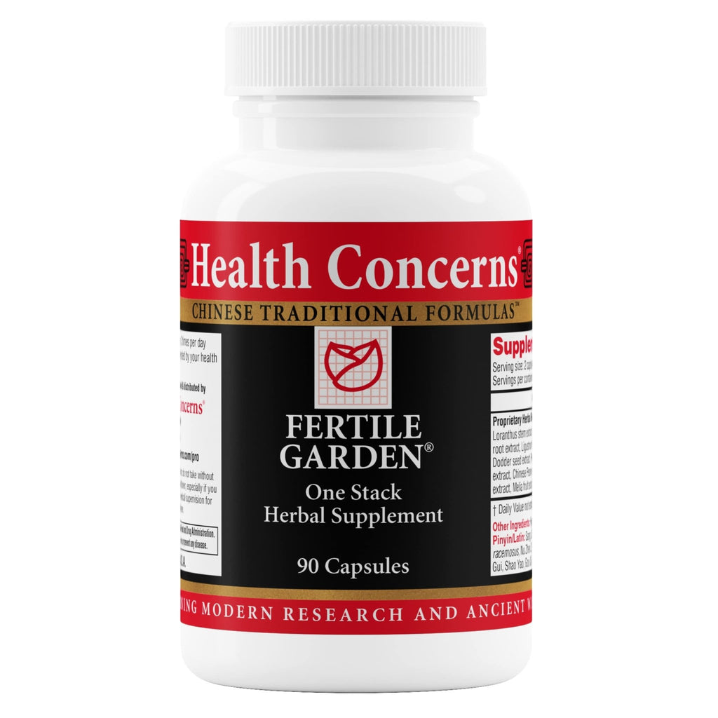 Health Concerns Fertile Garden – Fertility Support for Women – Menstrual Cycle & Reproductive Health – Chinese Herbal Formula with Ashwagandha, Dong Quai, Peony – 90 Capsules - TrustMedUSA