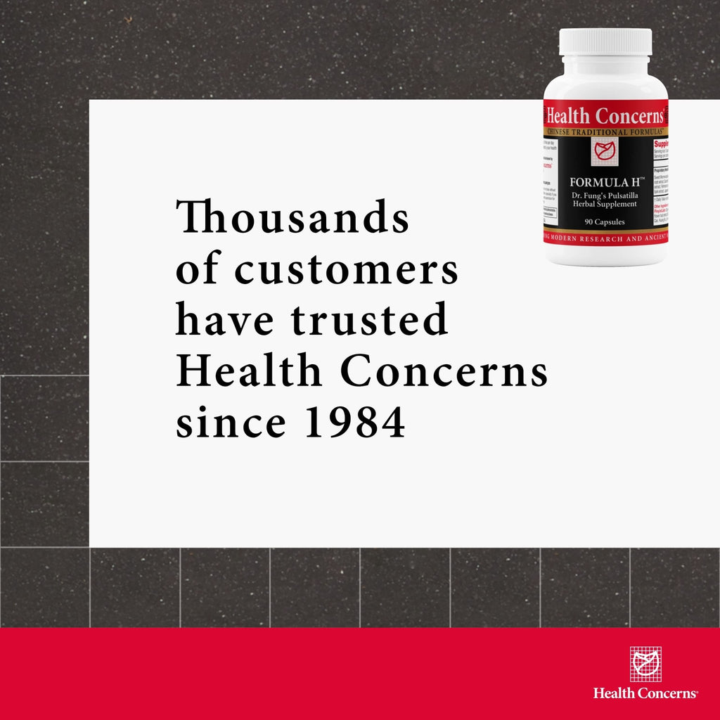 Health Concerns Formula H – Blood Circulation & Vascular Support – Vein Health Supplement – Herbal Formula with Quercetin & Skullcap Root – Chinese Traditional Medicine – 90 Capsules - TrustMedUSA