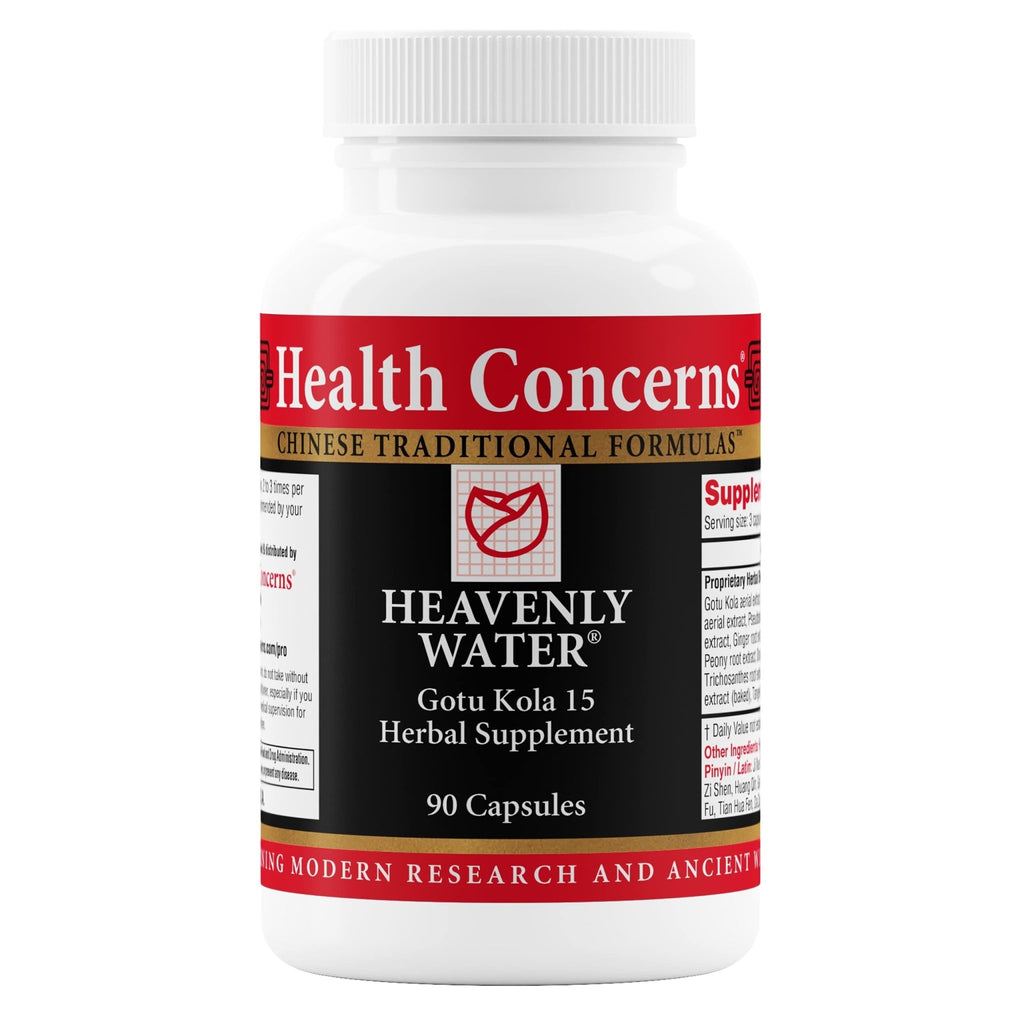 Health Concerns Heavenly Water – Menstrual Cycle & PMS Relief for Women – Menopause Support – Hormonal Balance – Gotu Kola & Chaste Tree Berry Herbal Supplement – Chinese Medicine – 90 Capsules - TrustMedUSA