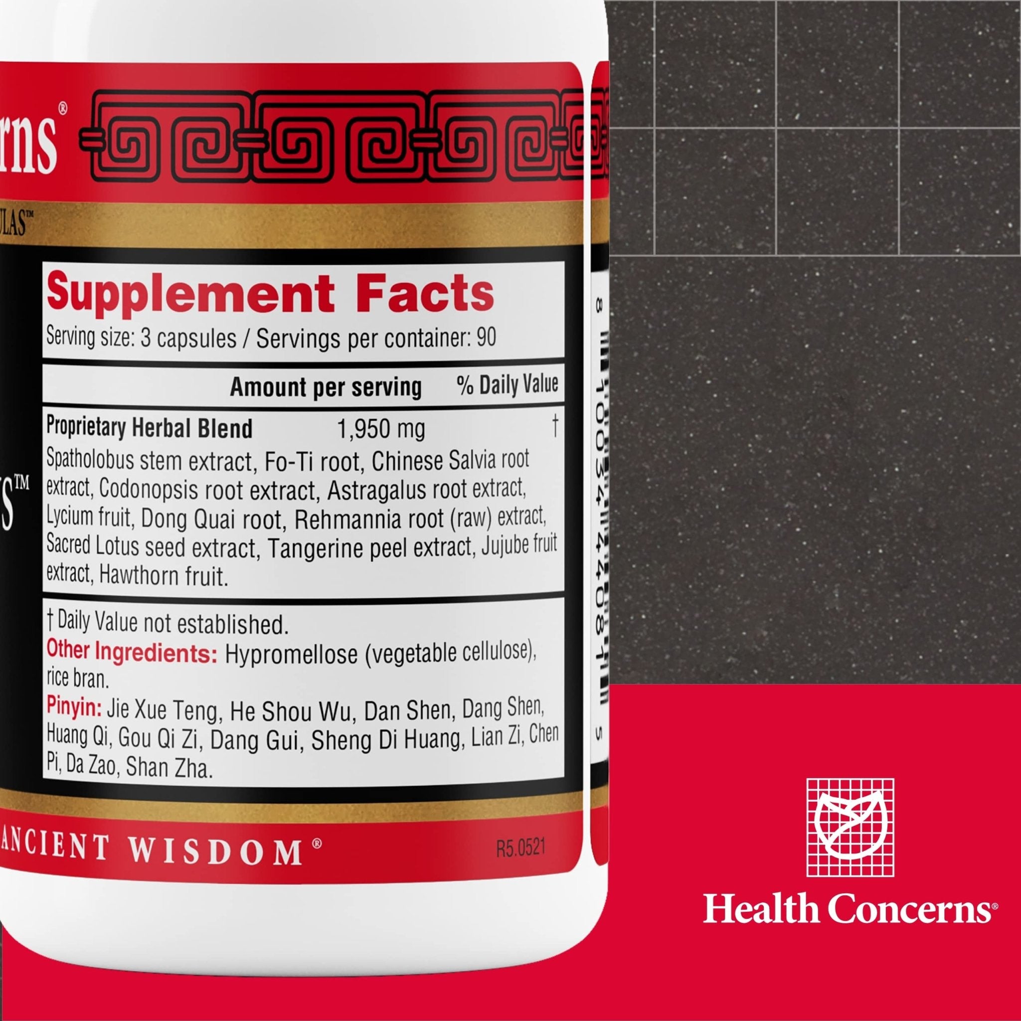Health Concerns Marrow Plus – Bone Marrow & Blood Generation Herbal Supplement – Chinese Herbal Formula for Anemia, & Circulation Support – Astragus, Salvia, & Tangerine Extracts – 270 Capsules - TrustMedUSA