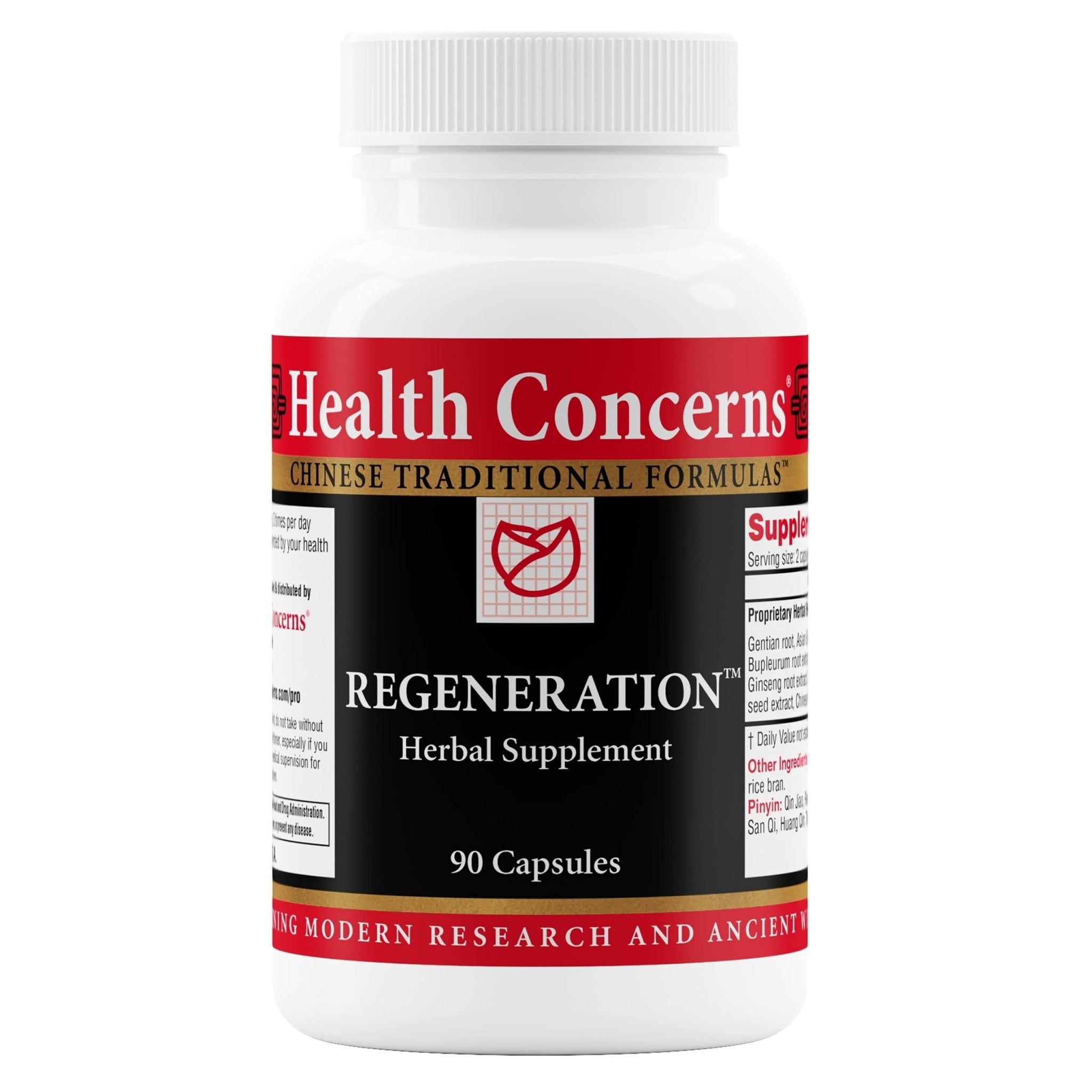 Health Concerns Regeneration – Immune System Support & Liver Health Supplement – Detox Cleanse & Energy Balance – Traditional Chinese Herbal Formula – 90 Capsules - TrustMedUSA