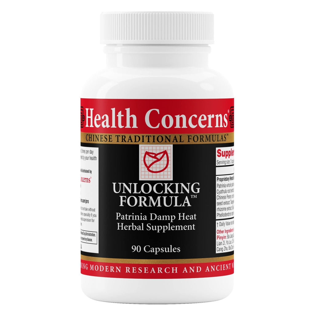 Health Concerns Unlocking Formula – Menstrual Discomfort & Qi Flow Support – Blood Circulation & Detox Herbal Supplement with Patrinia & Peony Root – Chinese Medicine Formula for Women – 90 Capsules - TrustMedUSA