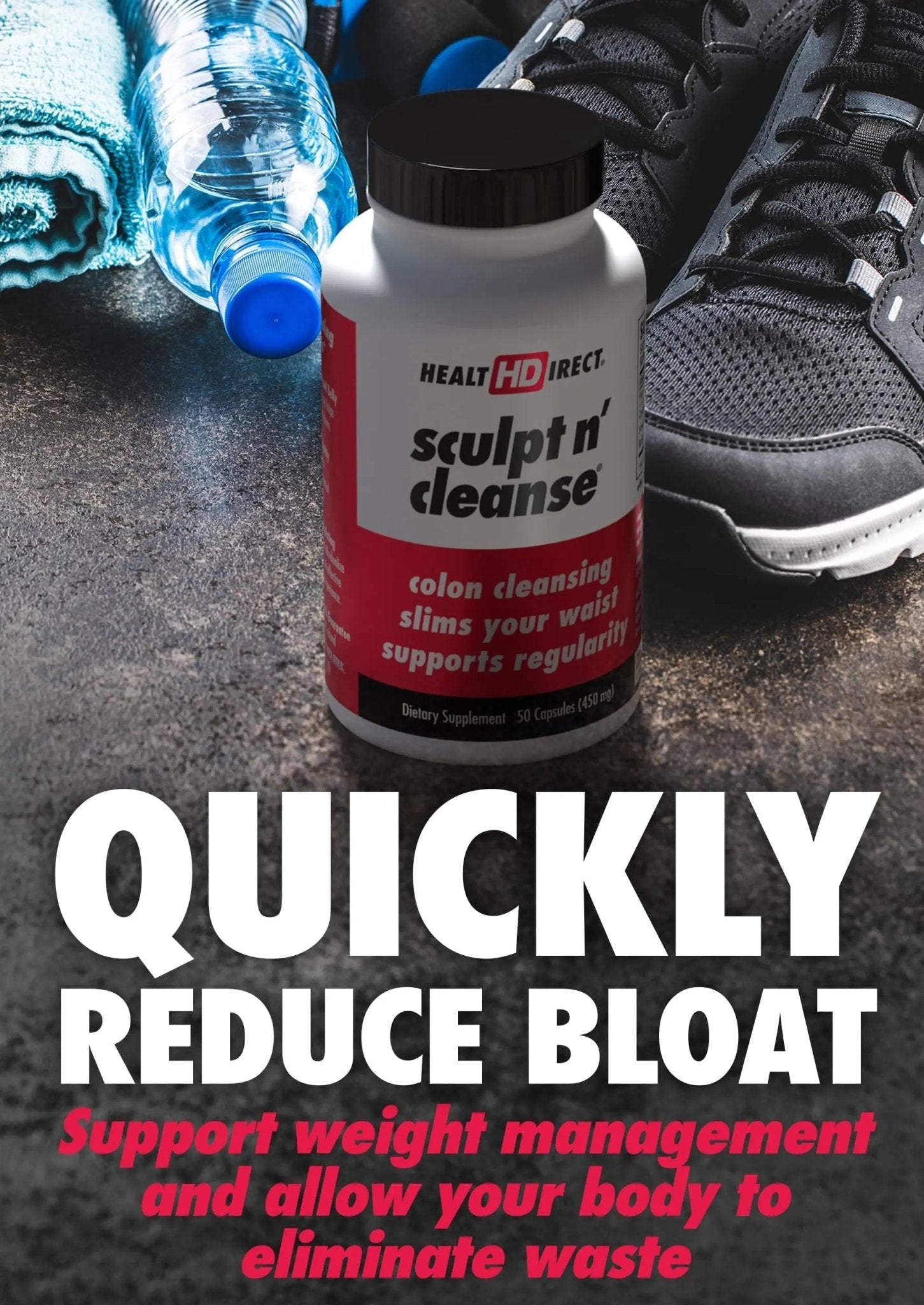 HEALTH DIRECT Sculpt n' Cleanse - Herbal Colon Cleanse for Digestive Health & Regularity - TrustMedUSA