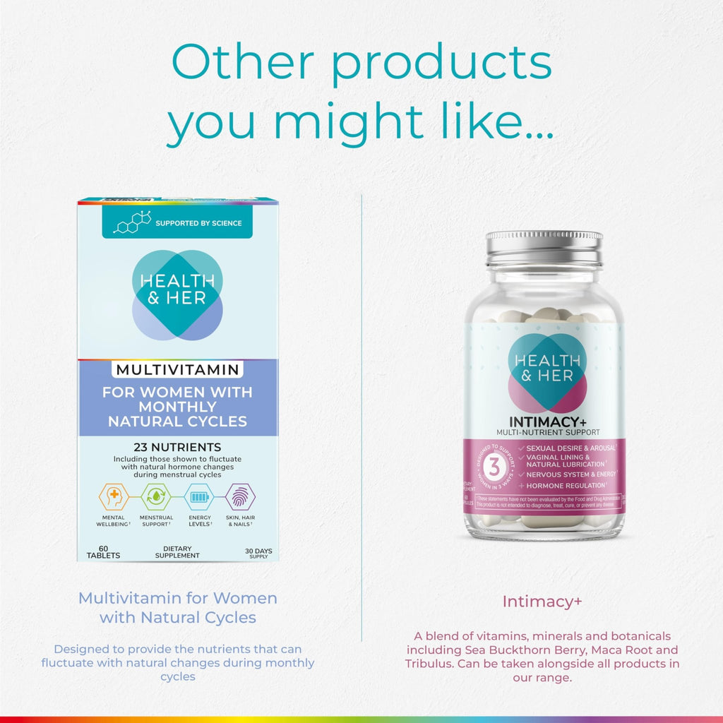Health & Her Multivitamin Supplement for Women Taking Birth Control - Nutrition Support - 1 Month Supply, 60 Tablets - Vegan & Gluten Free - TrustMedUSA
